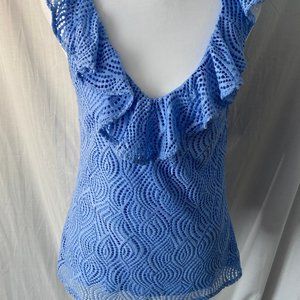 Lilly Pulitzer Tank Top Alessa Lace Small